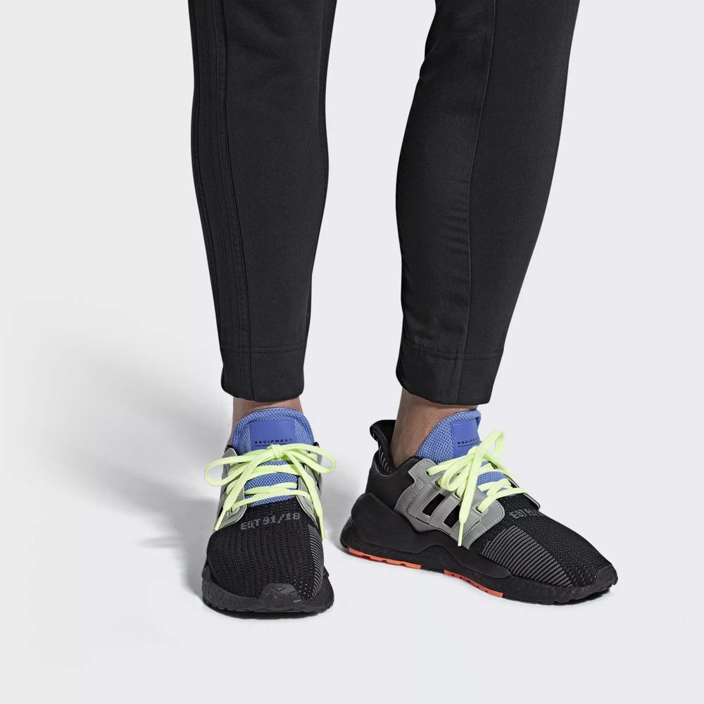 Adidas EQT Support 91/18 Tenis Negros Para Hombre (MX-46544)